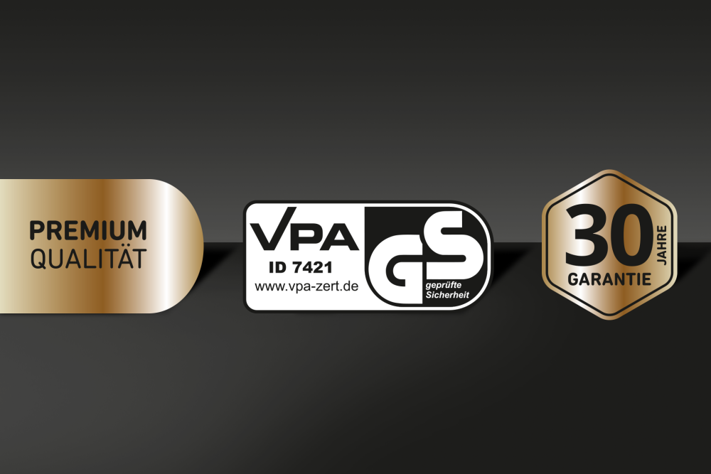 Siegel von GS-Zertifizierung